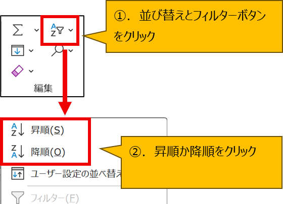 compare の予測変換